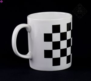 Cup, broad with chess motive