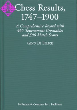 Chess Results, 1747 - 1900 - Schachversand Niggemann